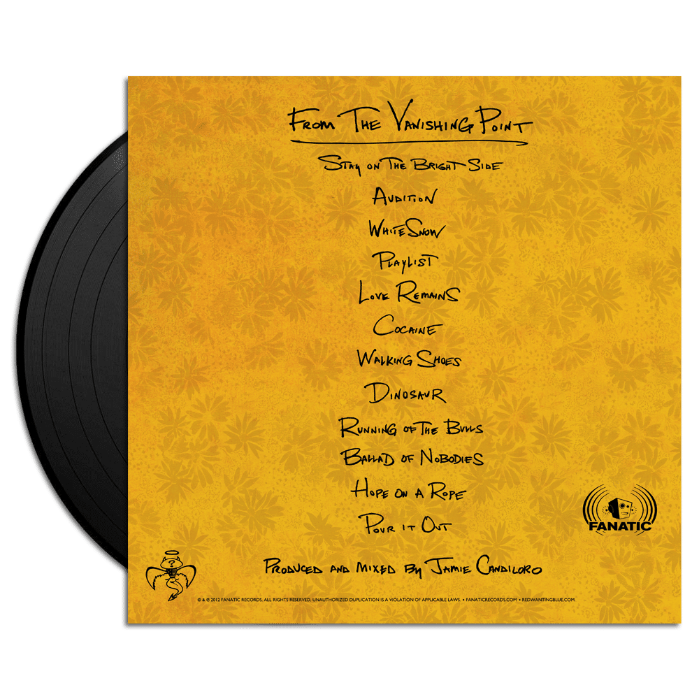 Red Wanting Blue From The Vanishing Point Vinyl Back