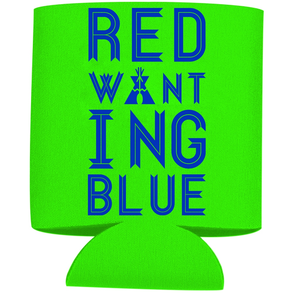 Red Wanting Blue Koozie 2015