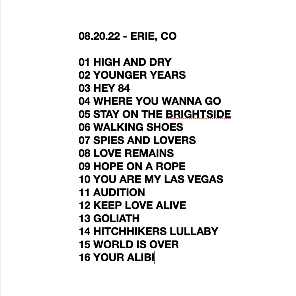 08/20/2022 - Erie, CO (Live Show Recording) - Image 2