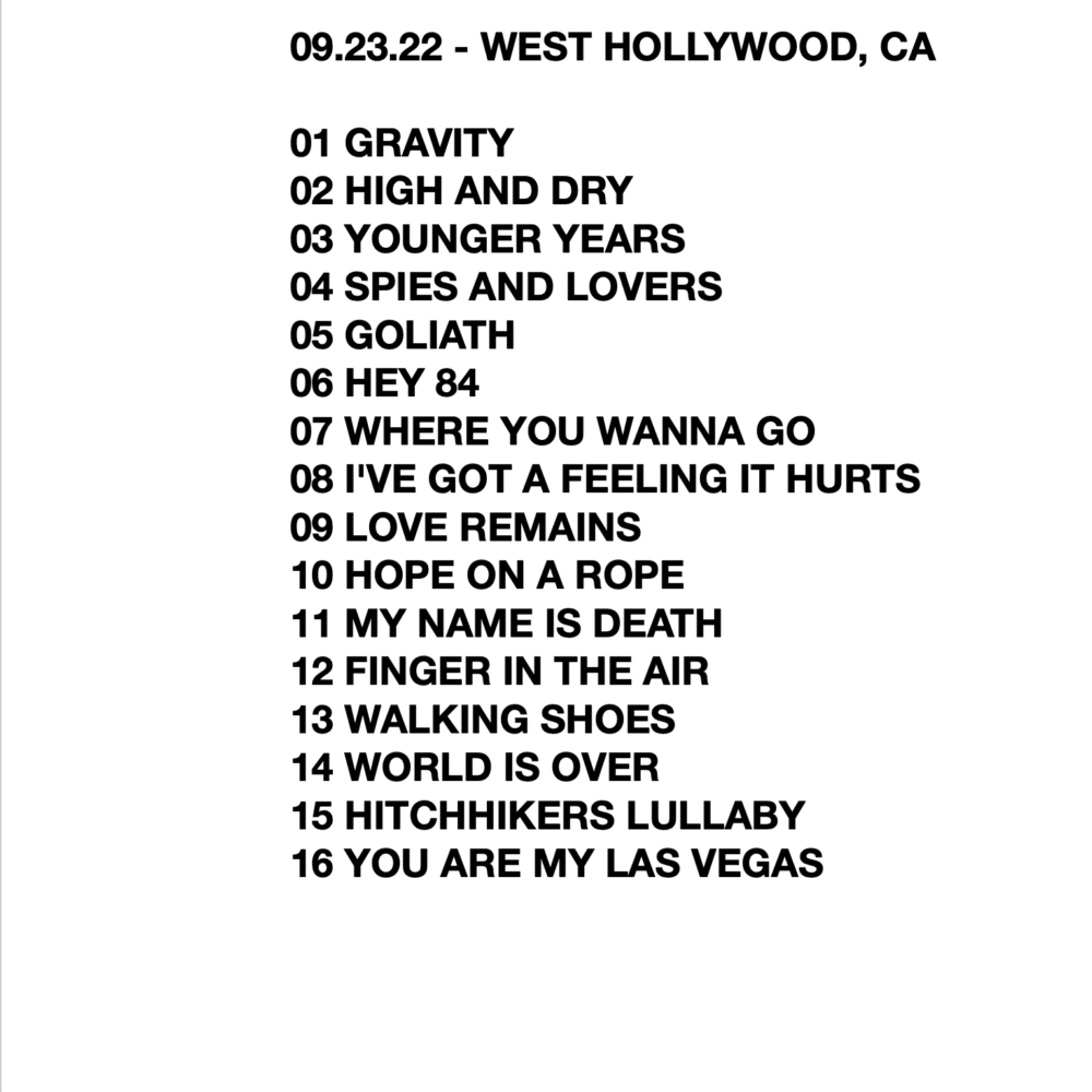 09/23/2022 - West Hollywood, CA (Live Show Recording) - Image 2