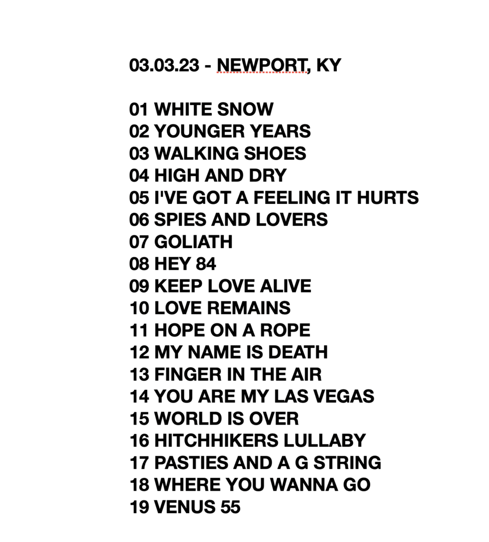 03/03/2023 - Newport, KY (Live Show Recording) - Image 2