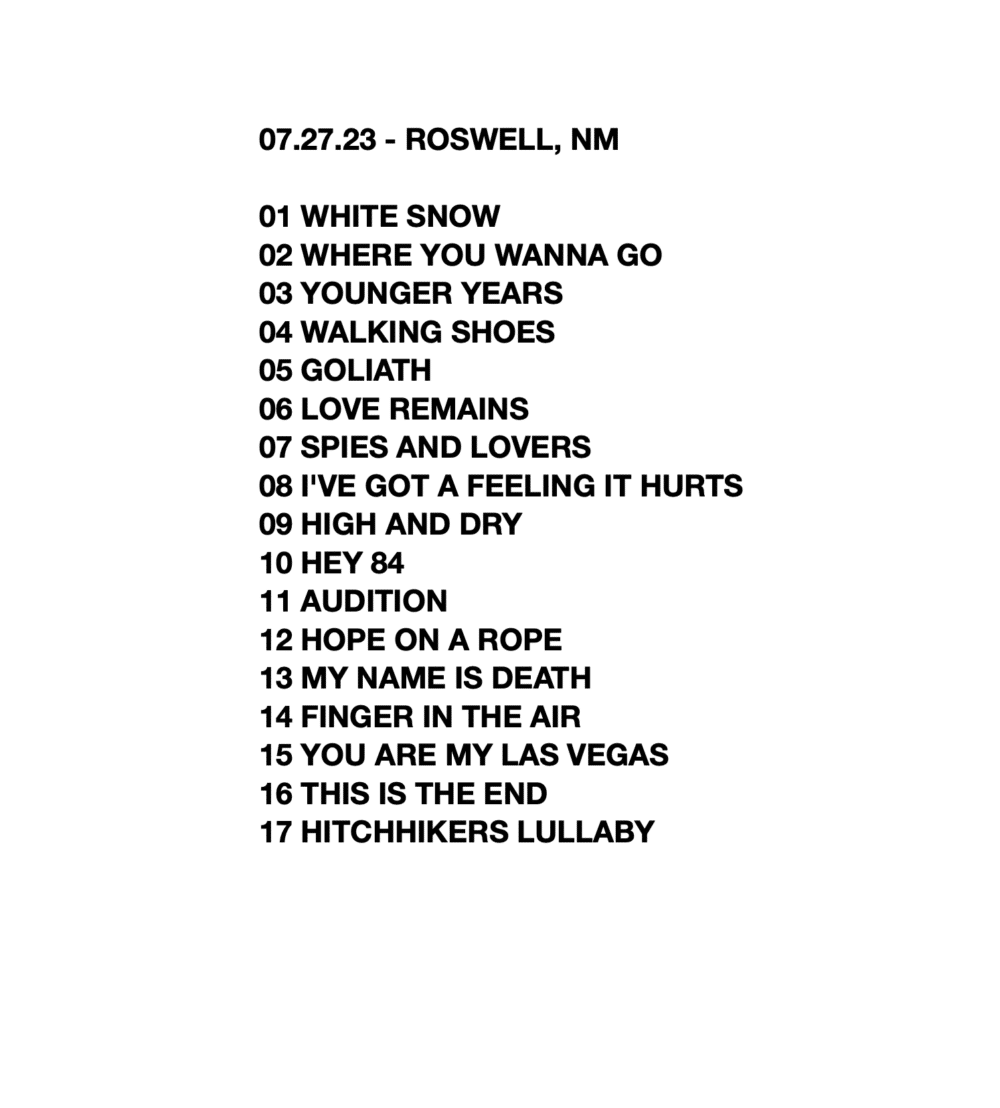 07/27/2023 - Roswell, NM (Live Show Recording) - Image 2