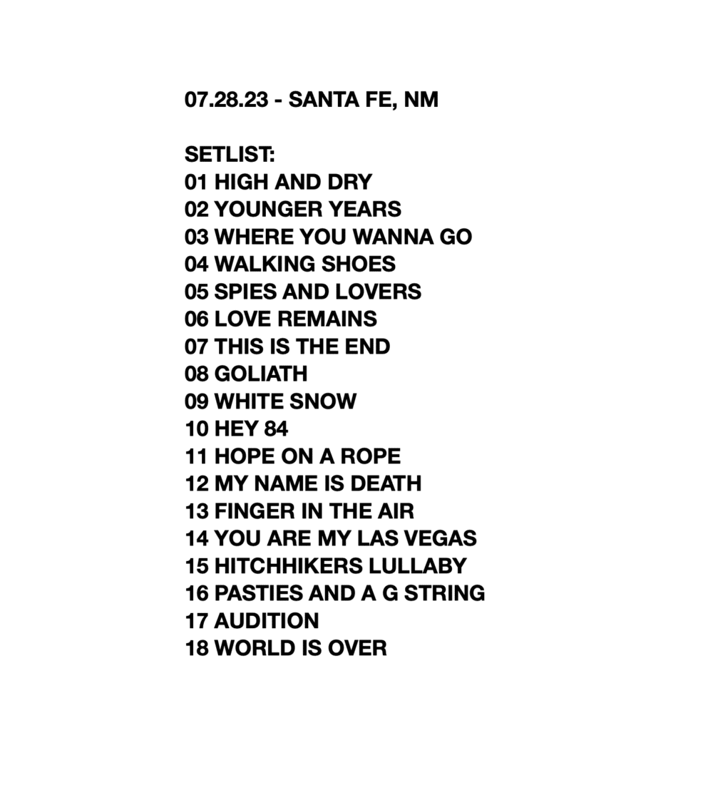 07/28/2023 - Santa Fe, NM (Live Show Recording) - Image 2