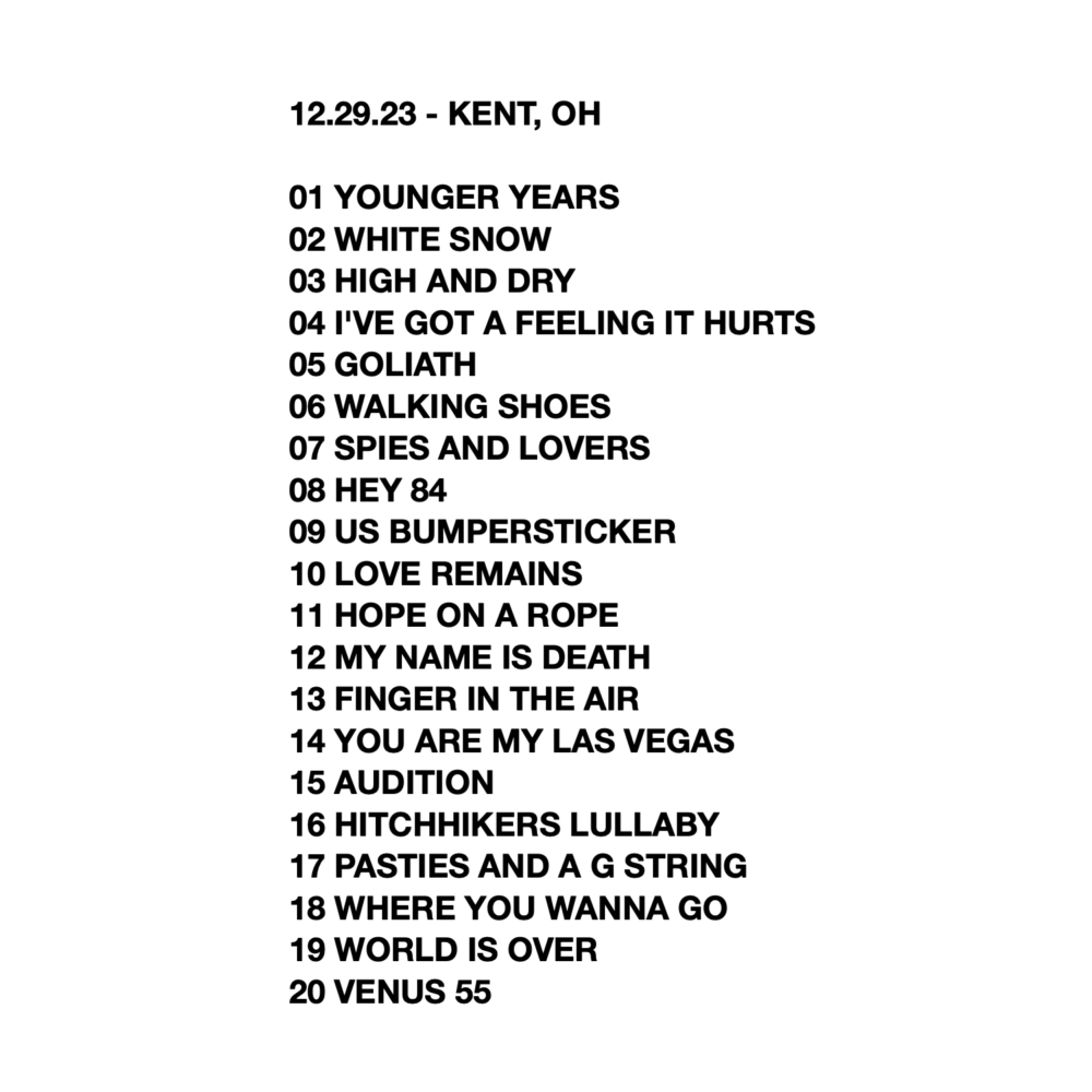12/29/2023 - Kent, OH (Live Show Recording) - Image 2