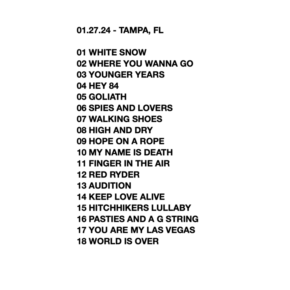 01/27/2024 - Tampa, FL (Live Show Recording) - Image 2