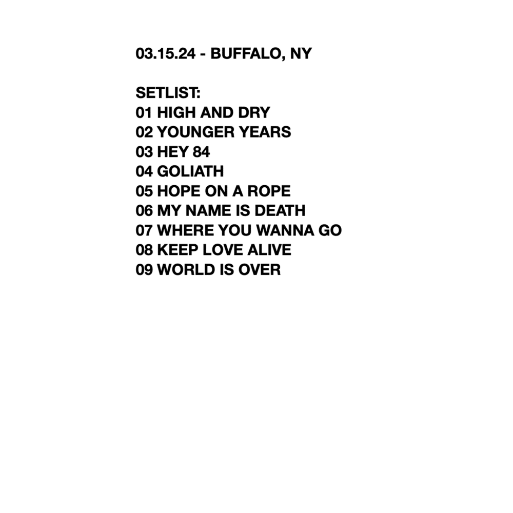 03/15/2024 - Buffalo, NY (Live Show Recording) - Image 2