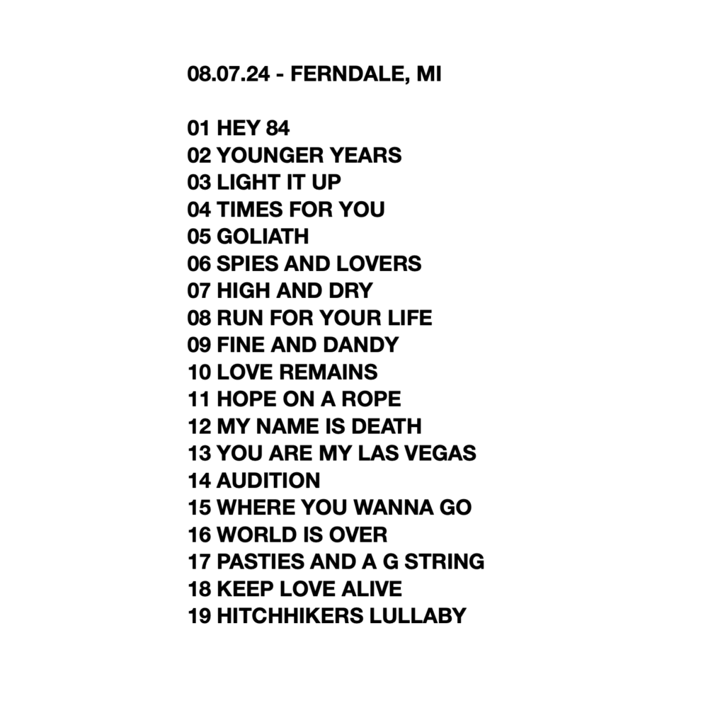 08/07/2024 - Ferndale, MI (Live Show Recording) - Image 2