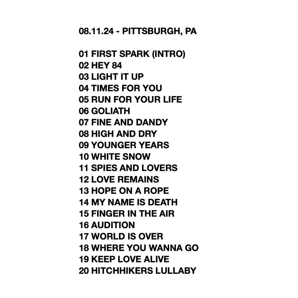 08/11/2024 - Pittsburgh, PA (Live Show Recording) - Image 2