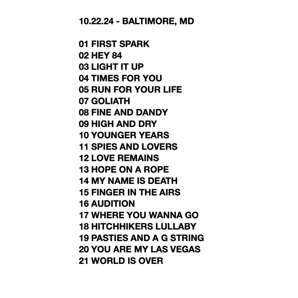10/22/2024 - Baltimore, MD (Live Show Recording) - Image 2