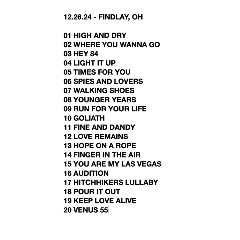 12/26/2024 - Findlay, OH (Live Show Recording) - Image 2