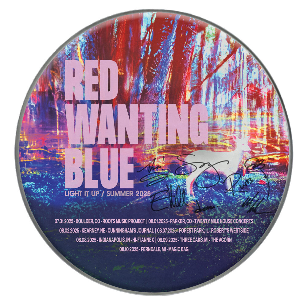 Light It Up Summer Tour 2025 – Autographed Drumhead