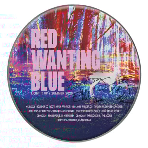Light It Up Summer Tour 2025 – Autographed Drumhead