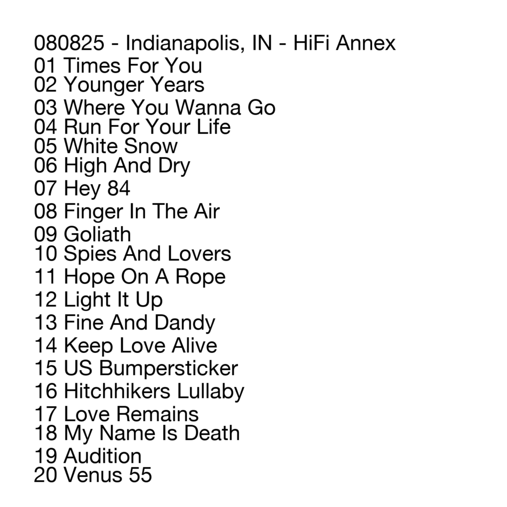 08/08/2025 - Indianapolis, IN (Live Show Recording) - Image 2
