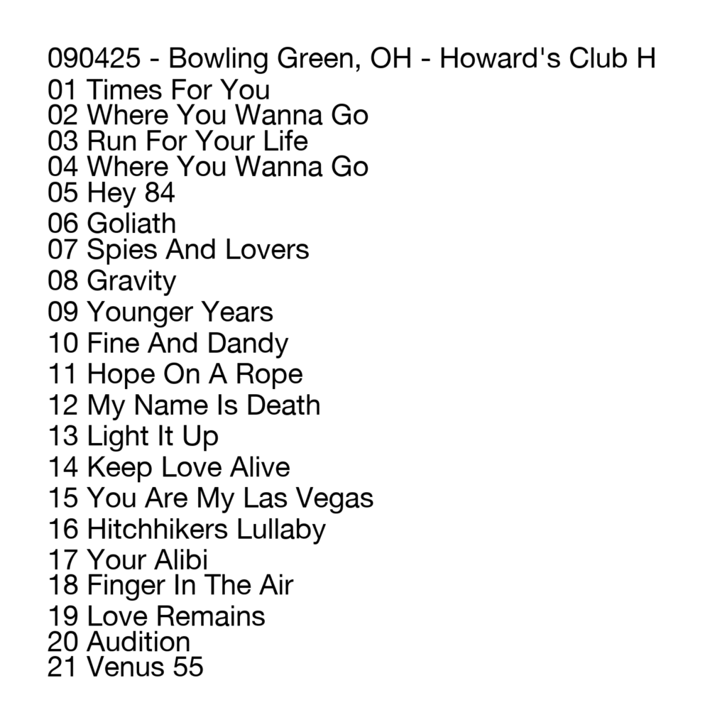 09/04/2025 - Bowling Green, OH (Live Show Recording) - Image 2