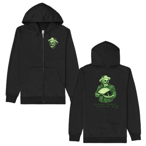 My Name Is Death Zip Hoodie - Glow In The Dark Edition