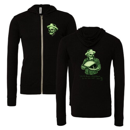 My Name Is Death Zip Hoodie - Glow In The Dark