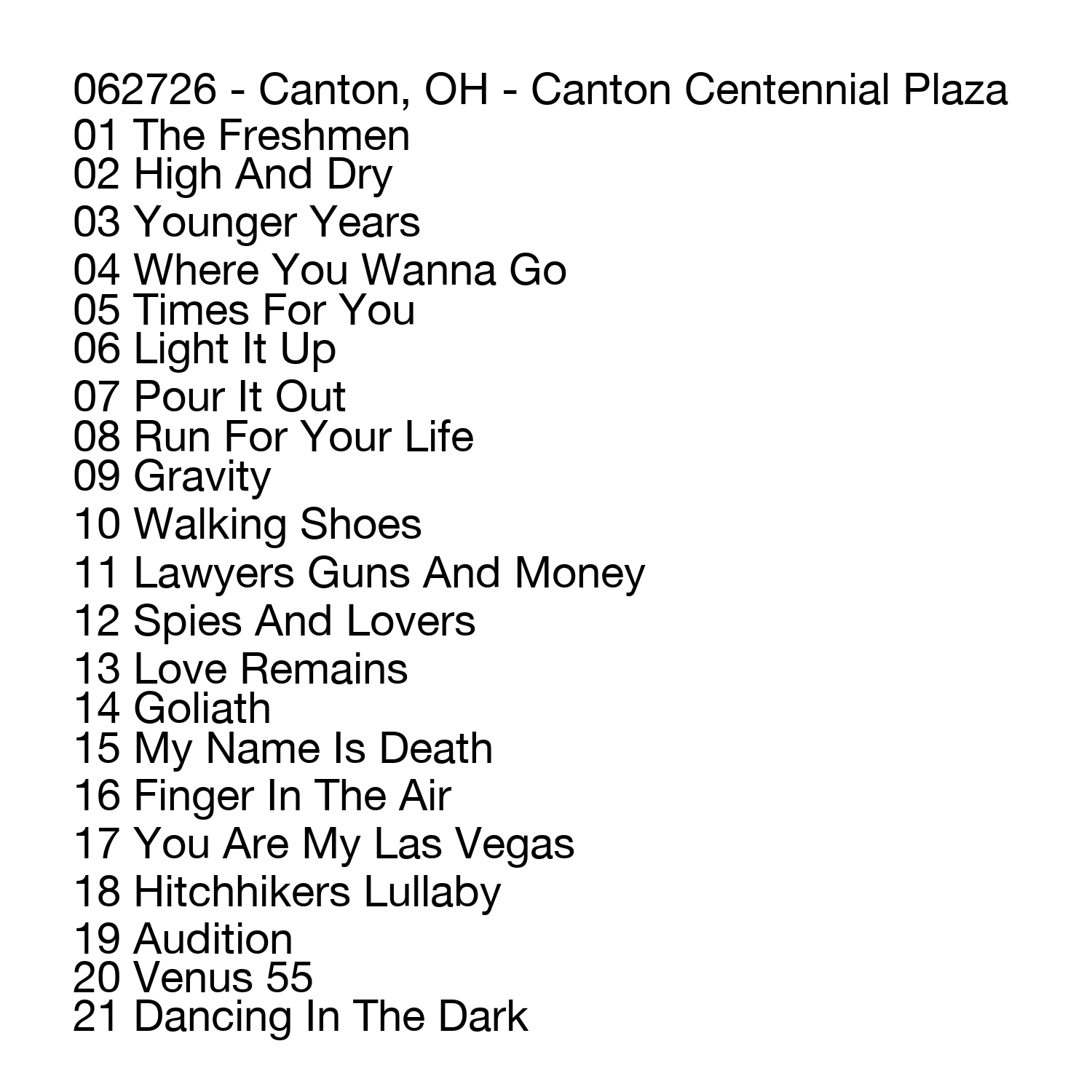 06/27/2026 - Canton, OH (Live Show Recording) - Image 2
