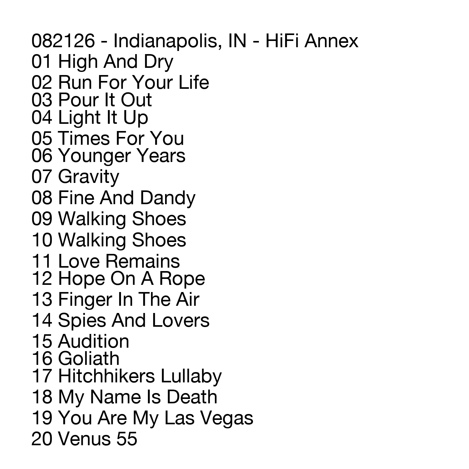 08/21/2026 - Indianapolis, IN (Live Show Recording) - Image 2