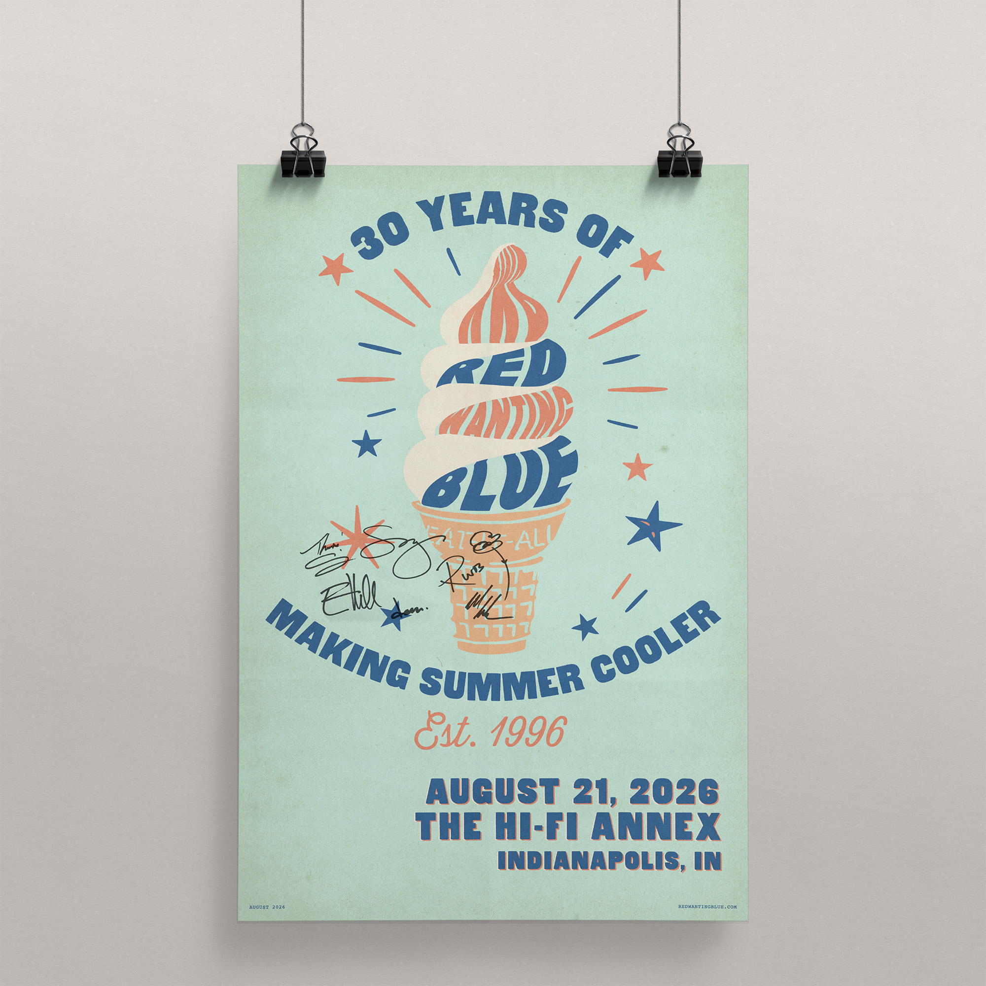 08/21/26 Indianapolis, IN Poster (Signed)