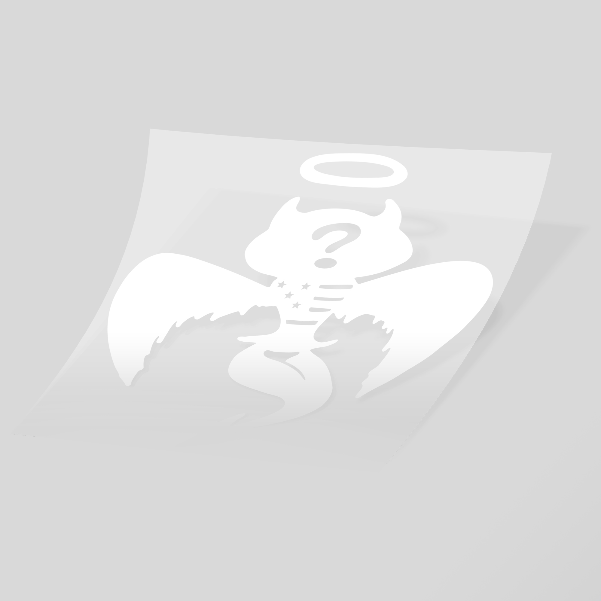 Angel Sticker Clear