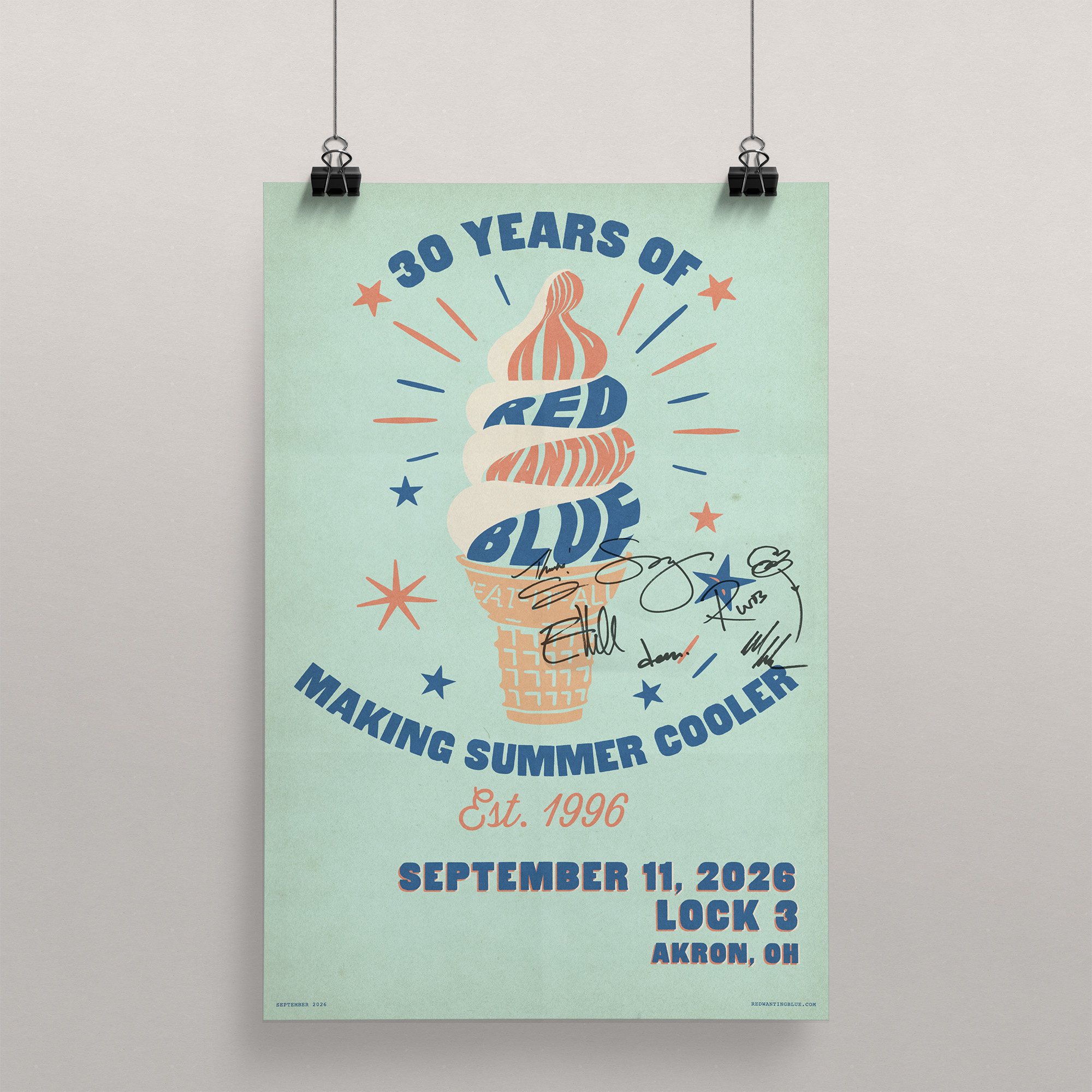 09/11/26 Akron, OH Poster (Signed)
